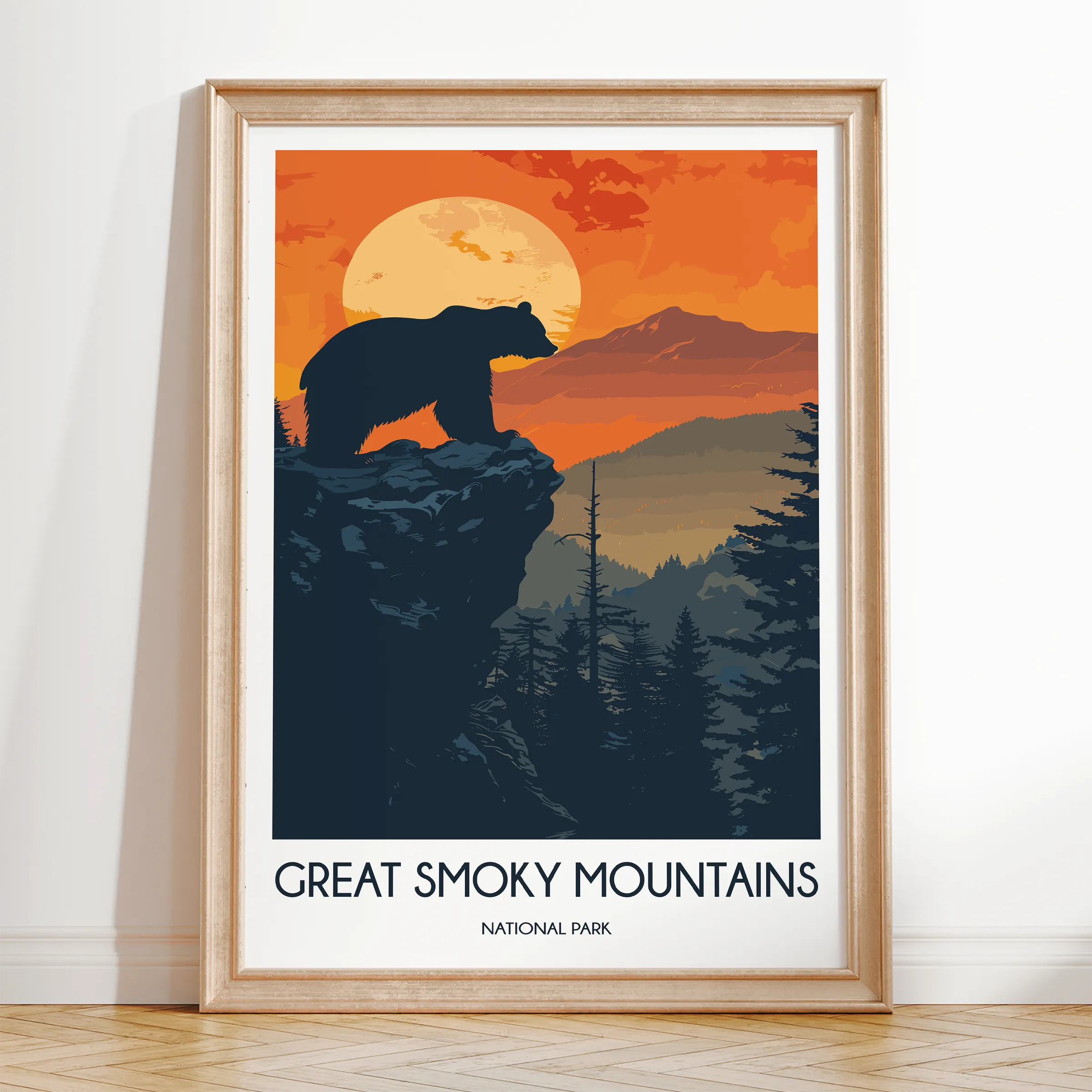 Smoky Mountains Destination Art Gift