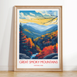Smoky Mountains Destination Art Gift