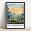 Smoky Mountains Destination Art Gift