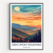 Smoky Mountains Destination Art Gift