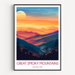 Smoky Mountains Destination Art Gift