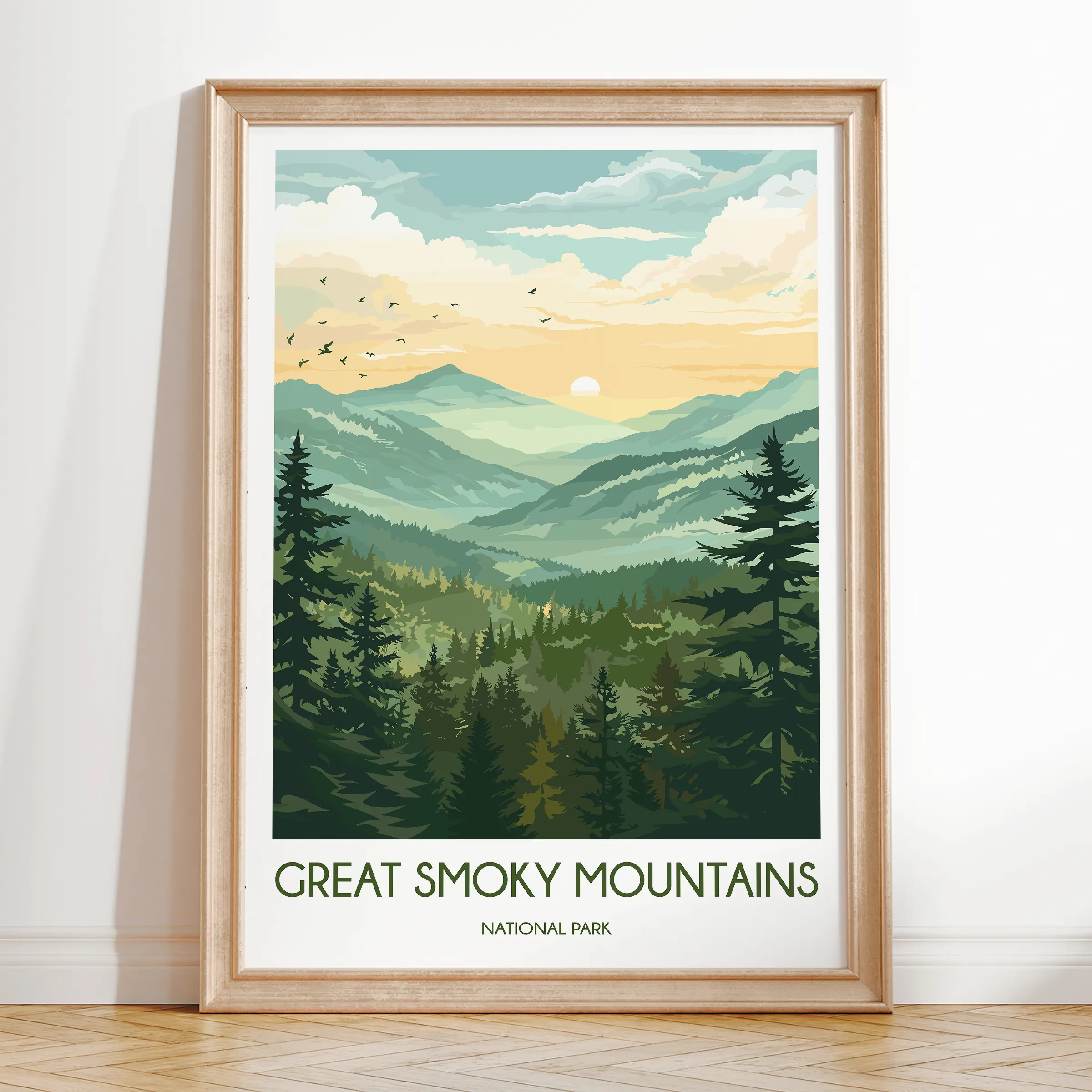 Smoky Mountains Home Office Decor