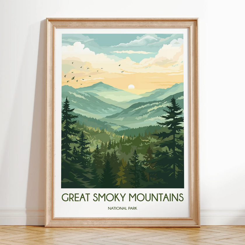 Smoky Mountains Home Office Decor