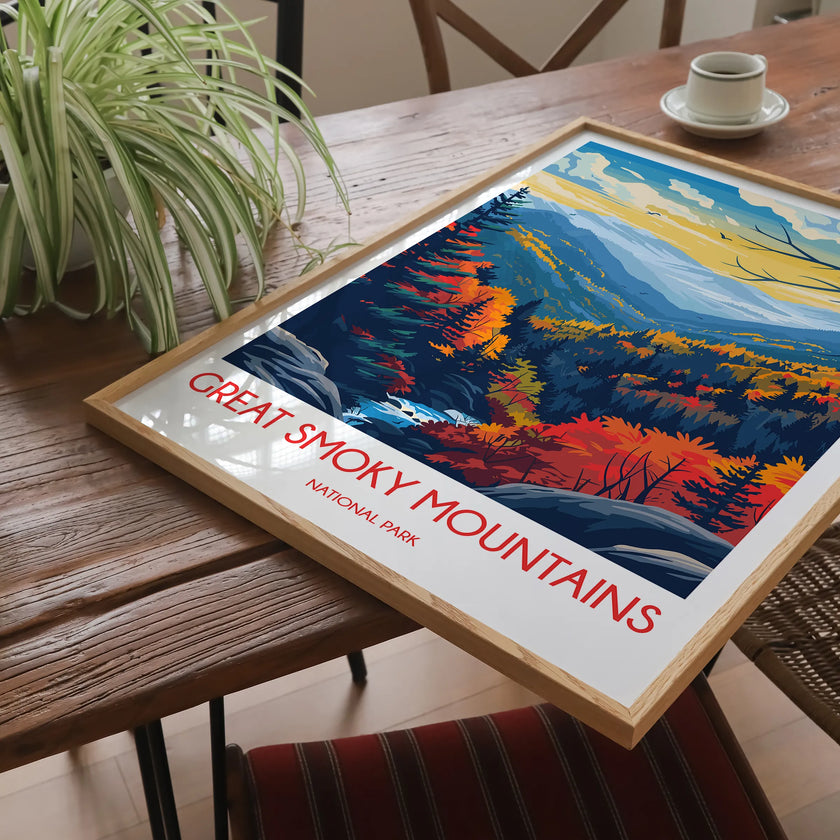 Smoky Mountains Home Office Decor