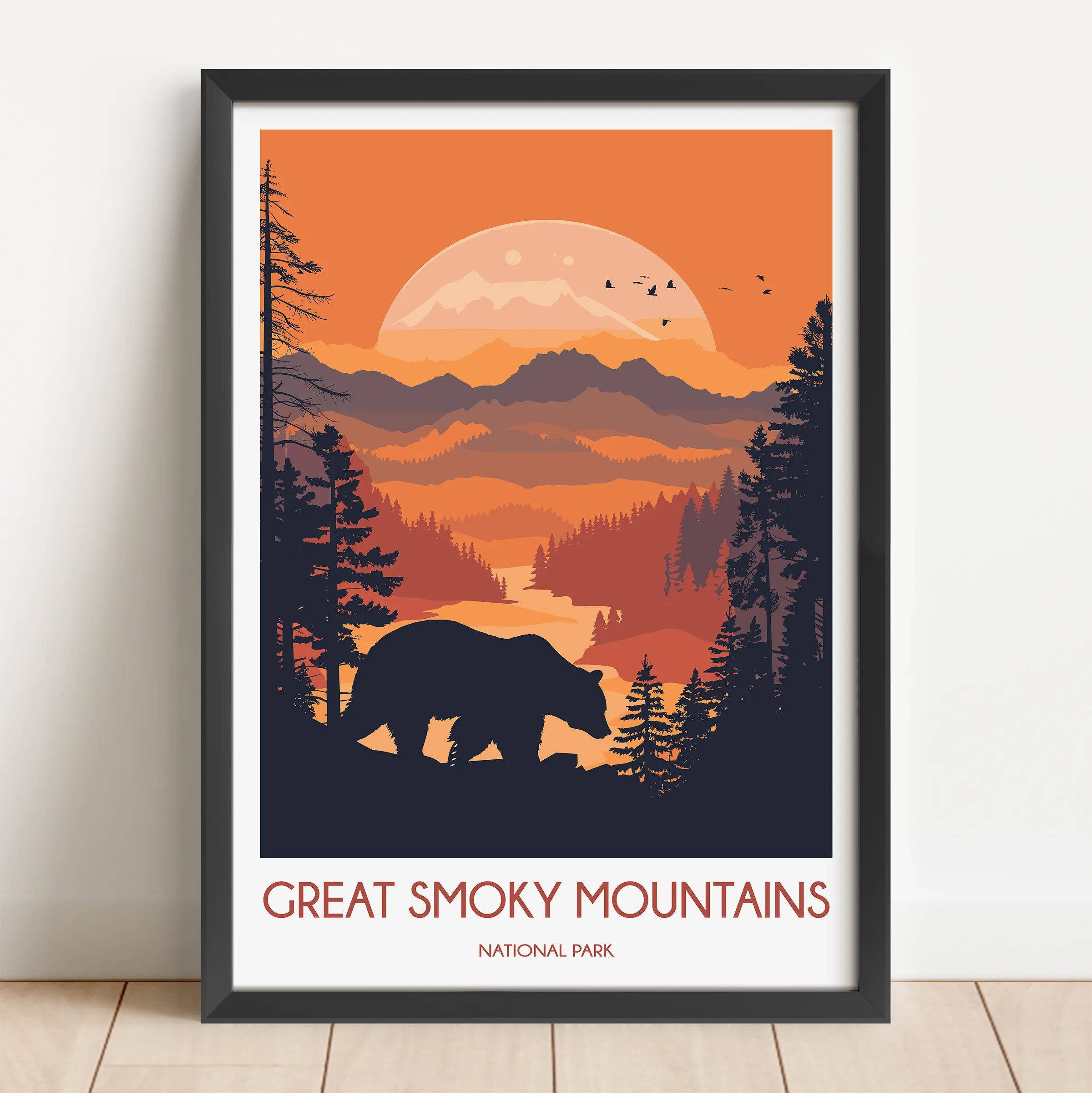 Smoky Mountains Home Office Decor