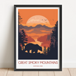 Smoky Mountains Home Office Decor