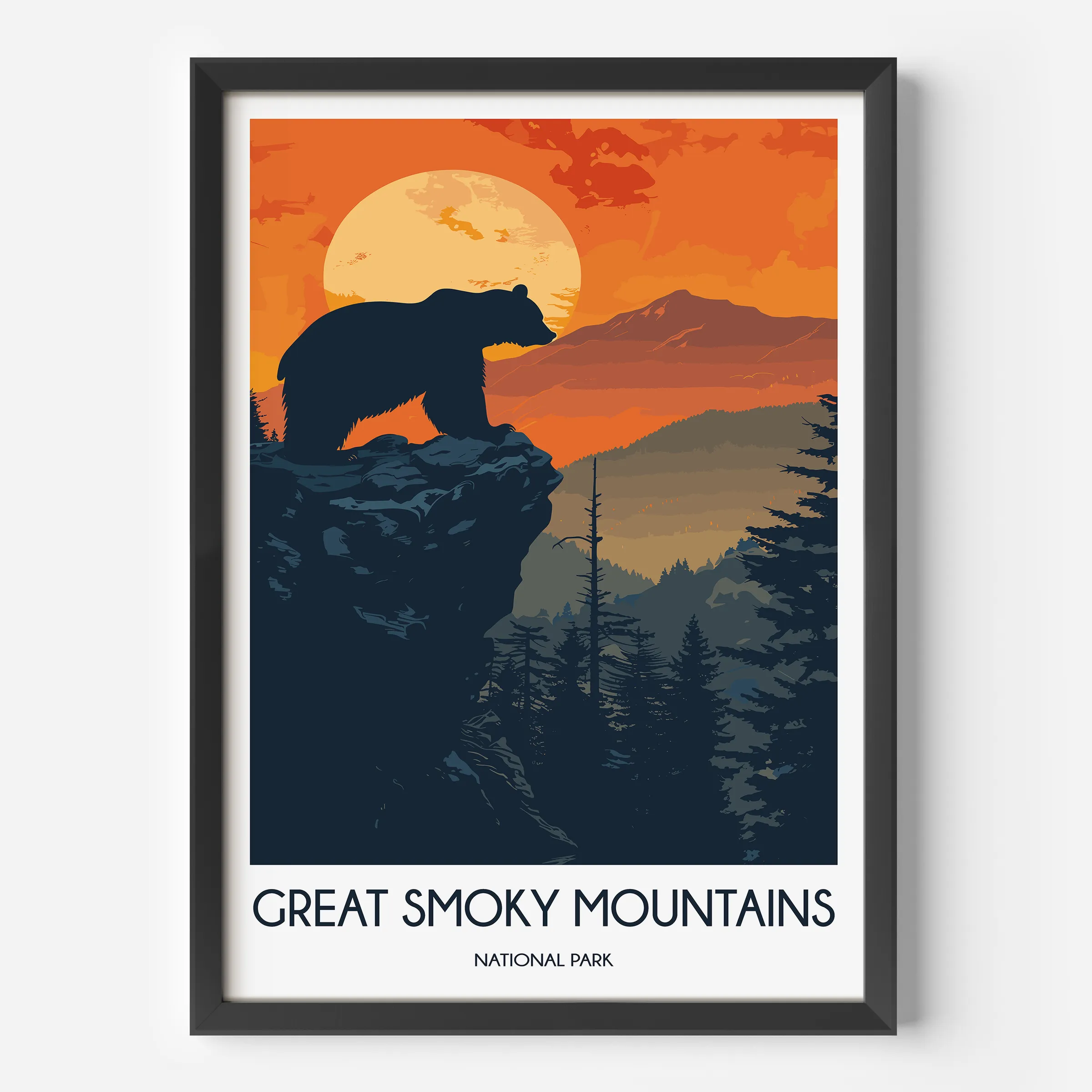 Smoky Mountains Home Office Decor