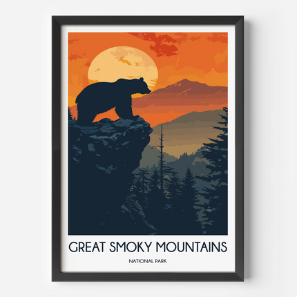 Smoky Mountains Home Office Decor