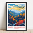 Smoky Mountains Minimalist Wall Art