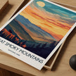 Smoky Mountains Modern Travel Poster