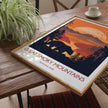 Smoky Mountains Retro Travel Illustration