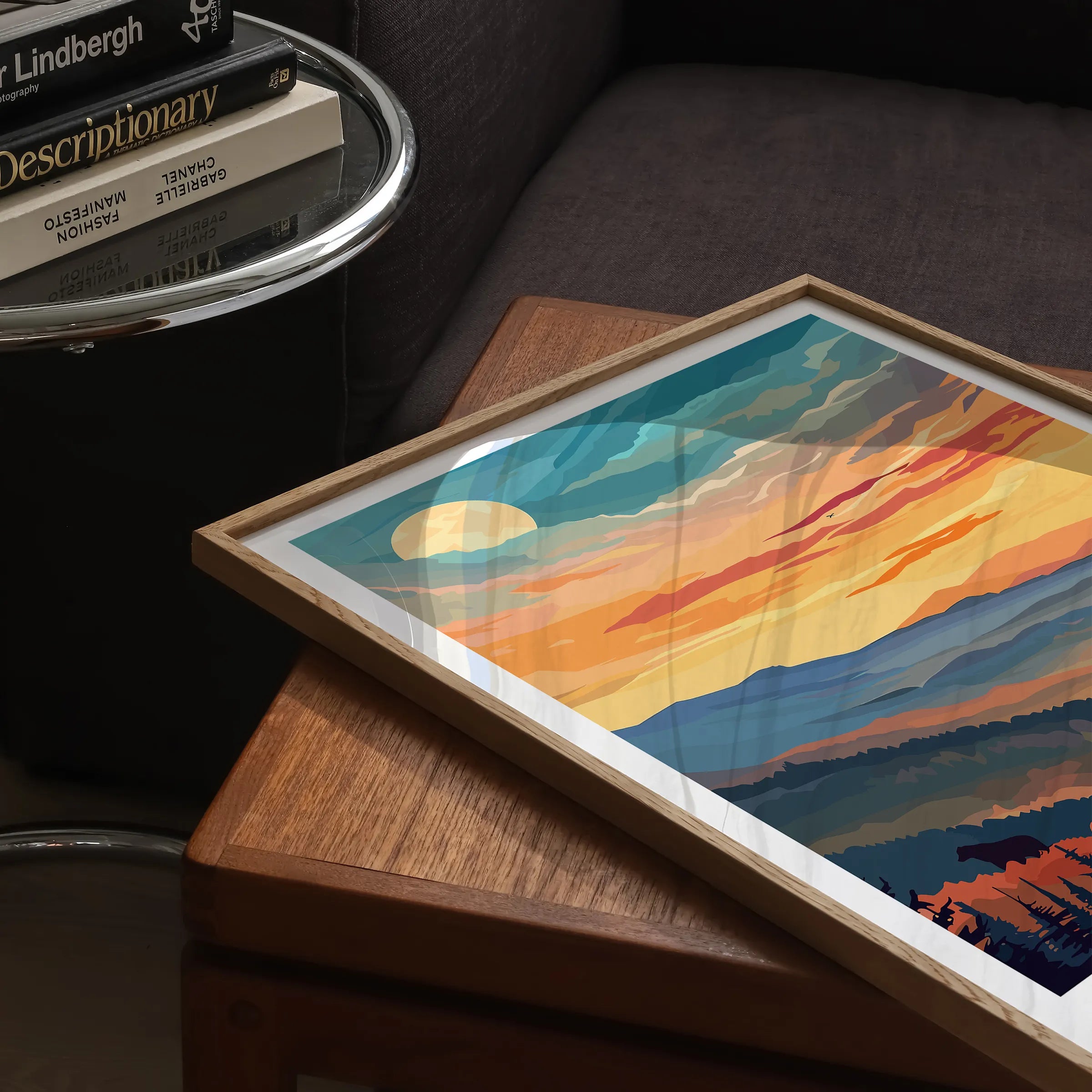 Smoky Mountains Scenic Landscape Art
