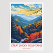Smoky Mountains Souvenir Poster Print