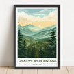 Smoky Mountains Souvenir Poster Print