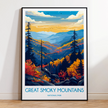 Smoky Mountains Souvenir Poster Print