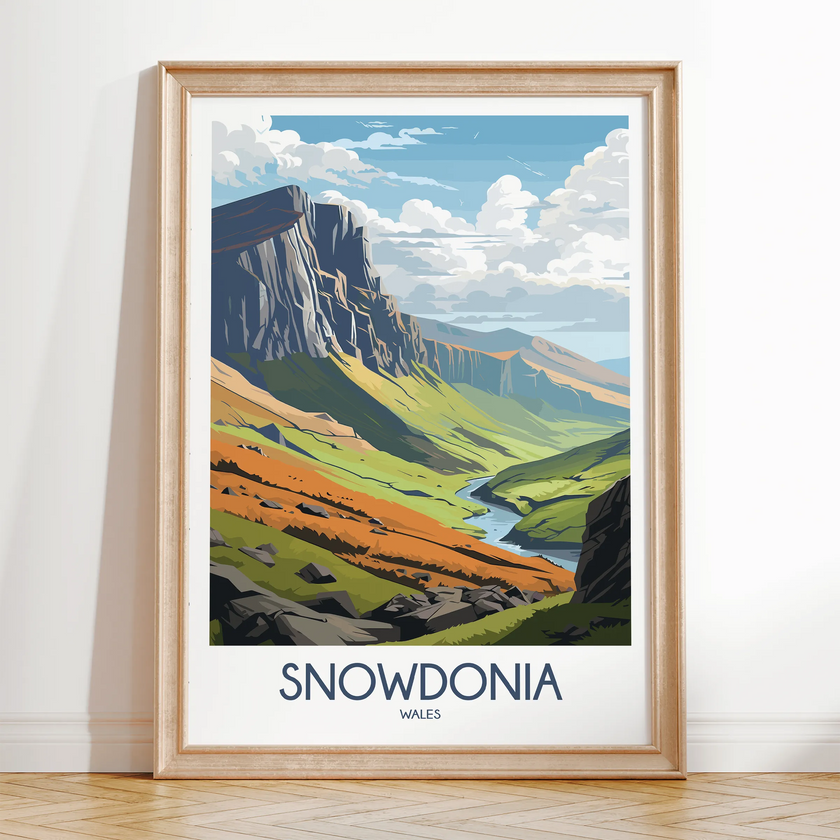 Snowdonia Destination Art Gift