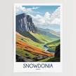Snowdonia Souvenir Poster Print