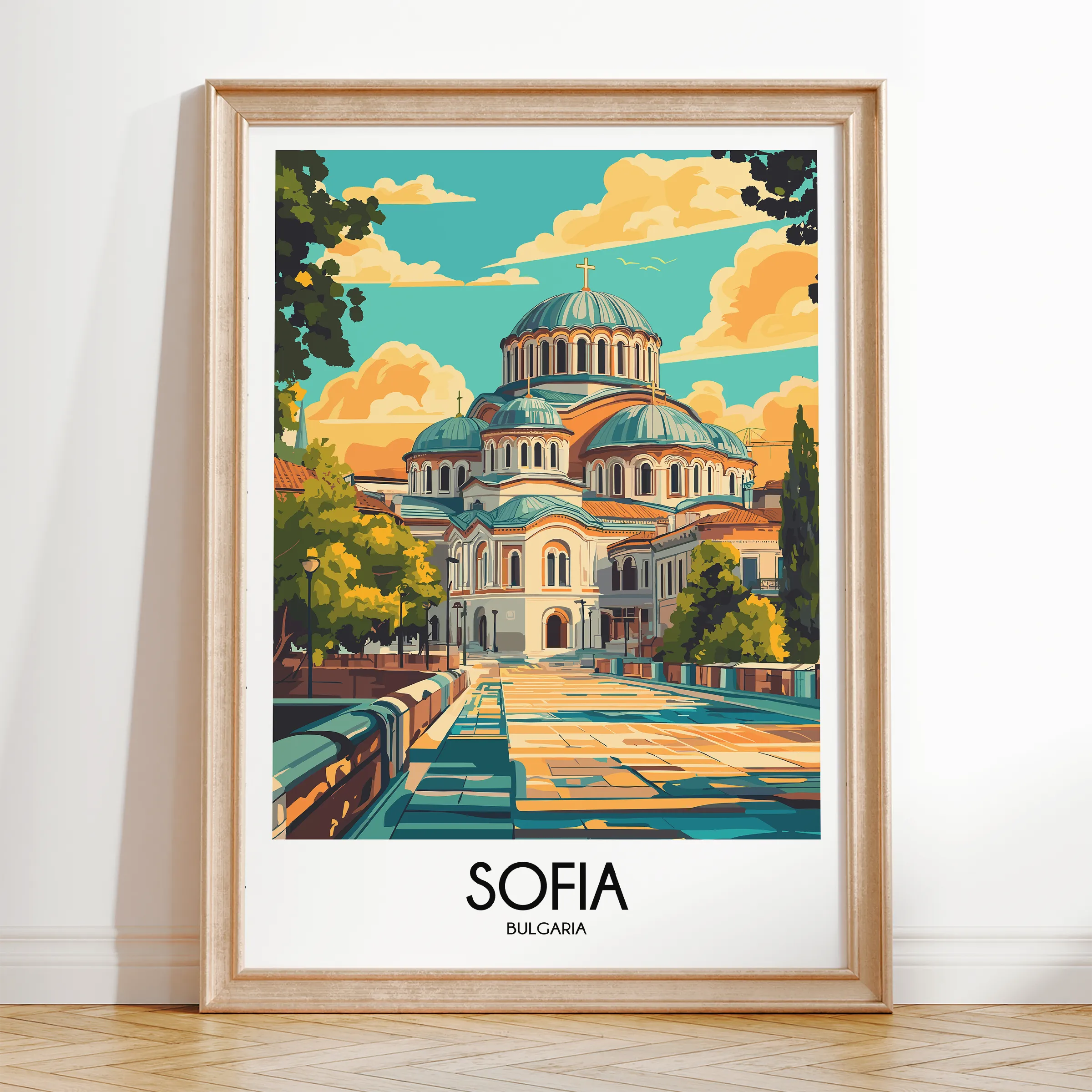 Sofia Vintage Style Print