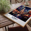 Soho Modern Travel Poster