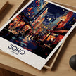 Soho Retro Travel Illustration
