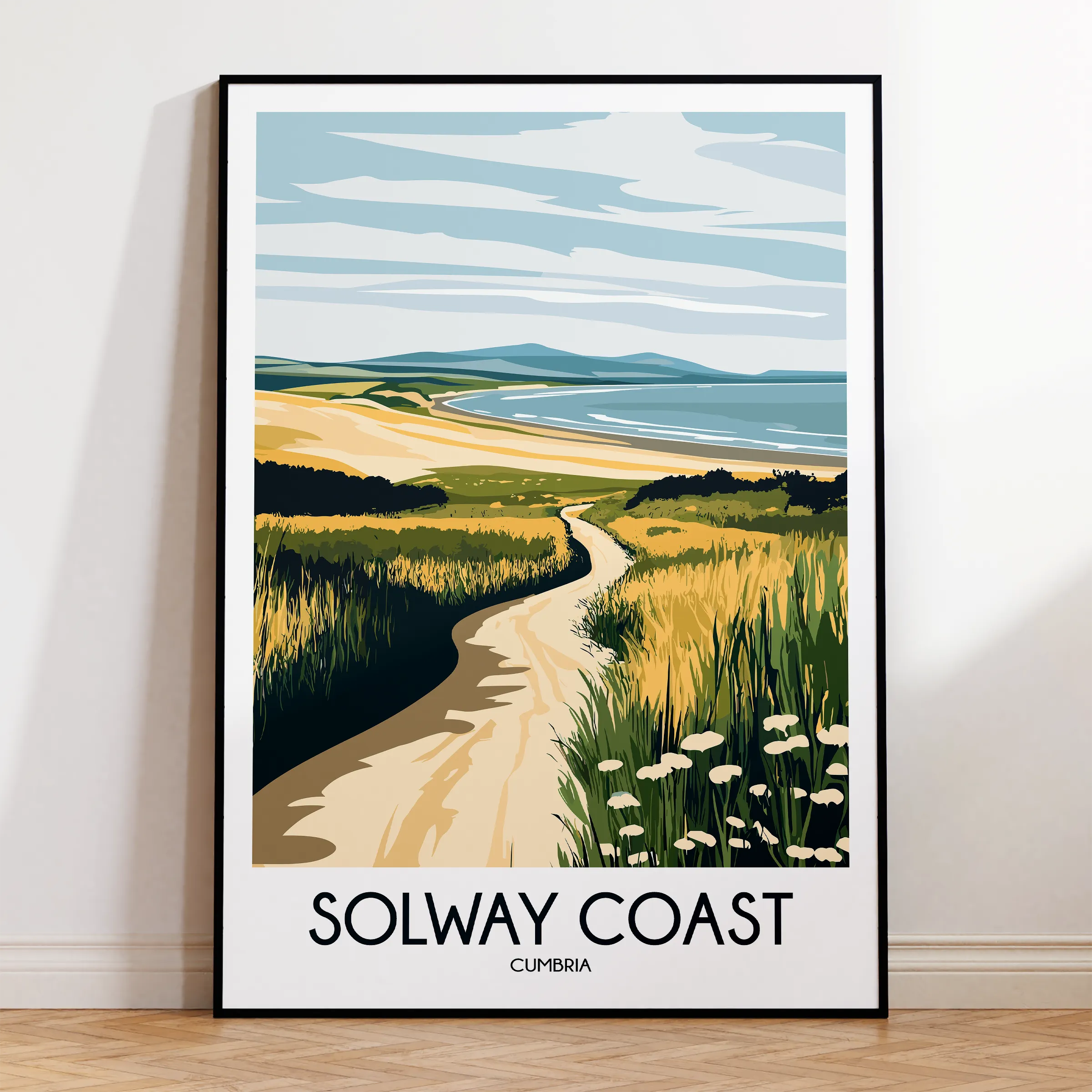 Solway Coast Destination Art Gift