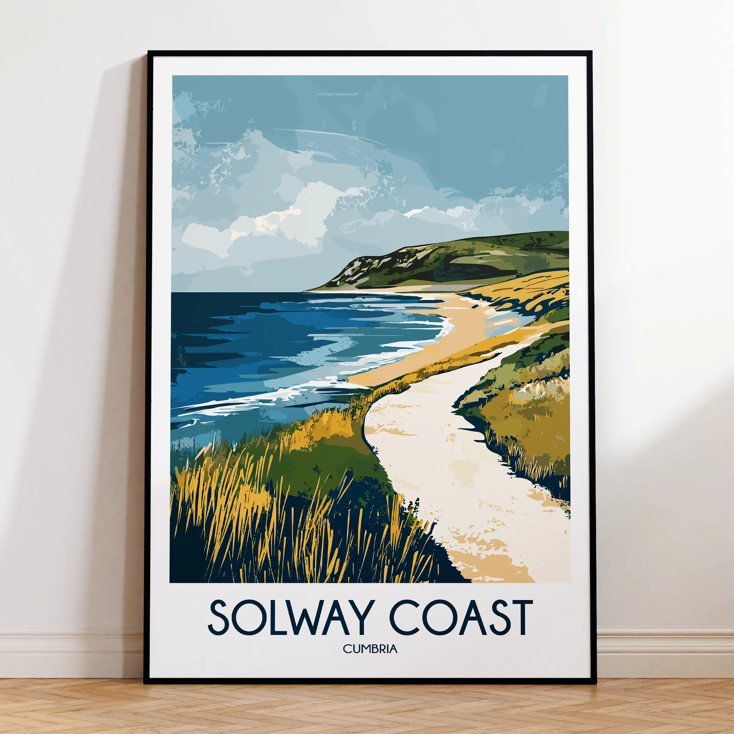 Solway Coast Destination Art Gift