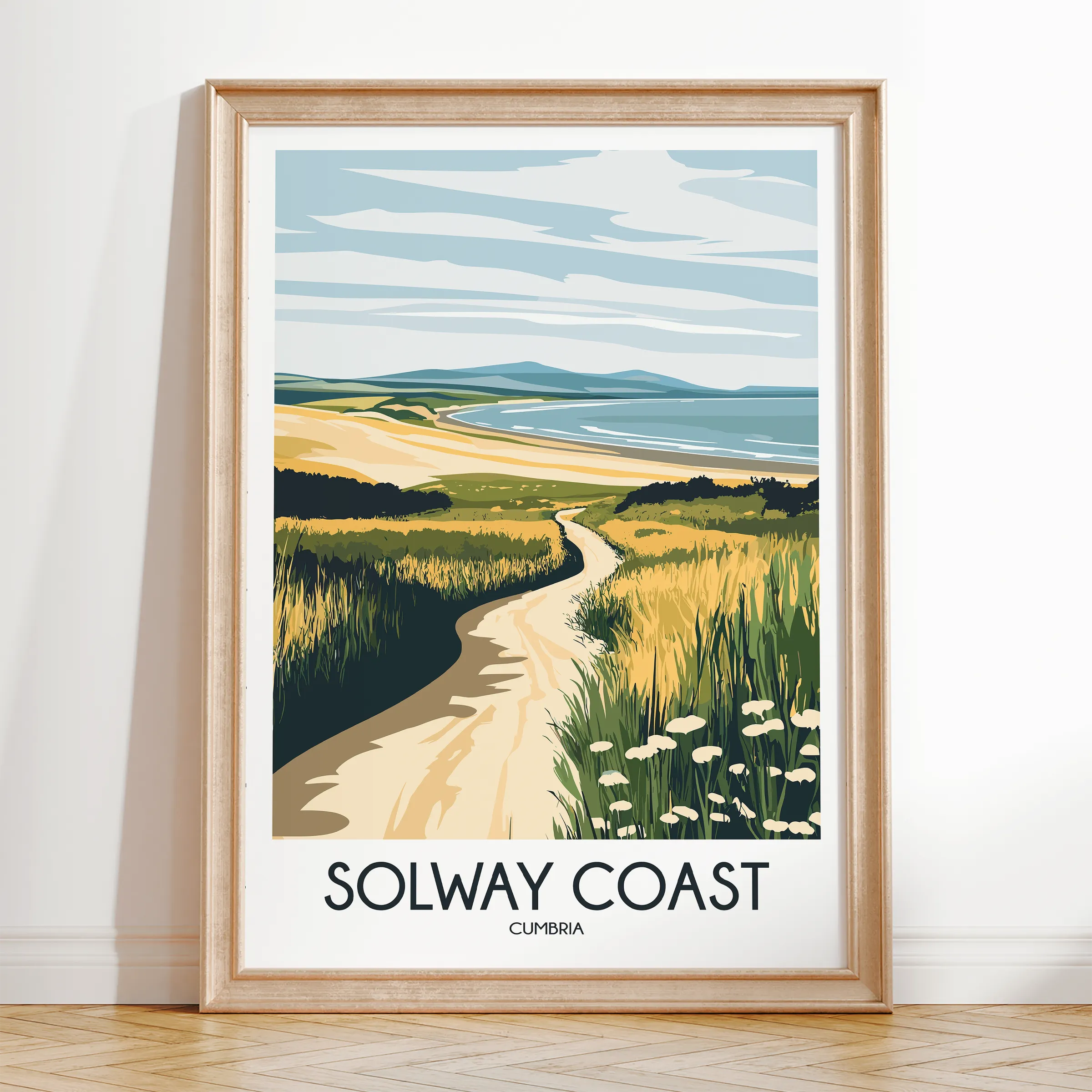Solway Coast Minimalist Wall Art