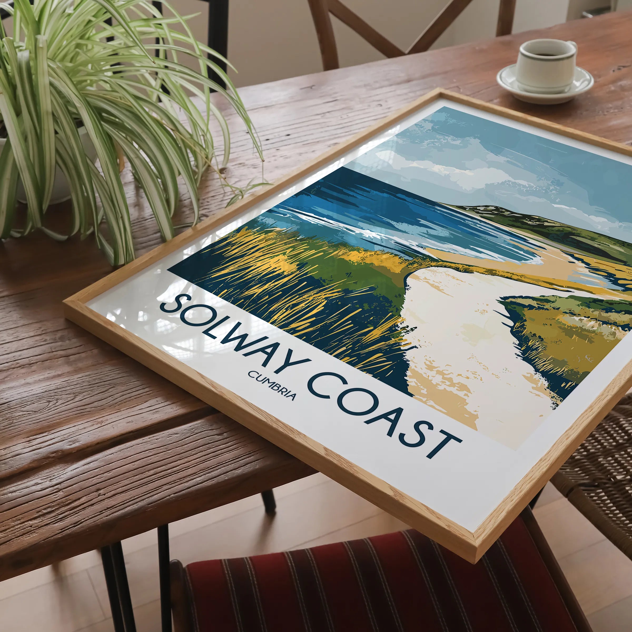 Solway Coast Souvenir Poster Print