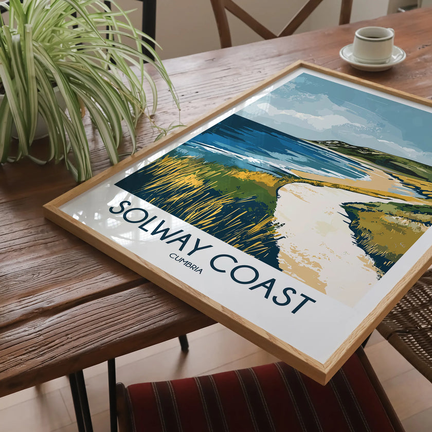 Solway Coast Souvenir Poster Print