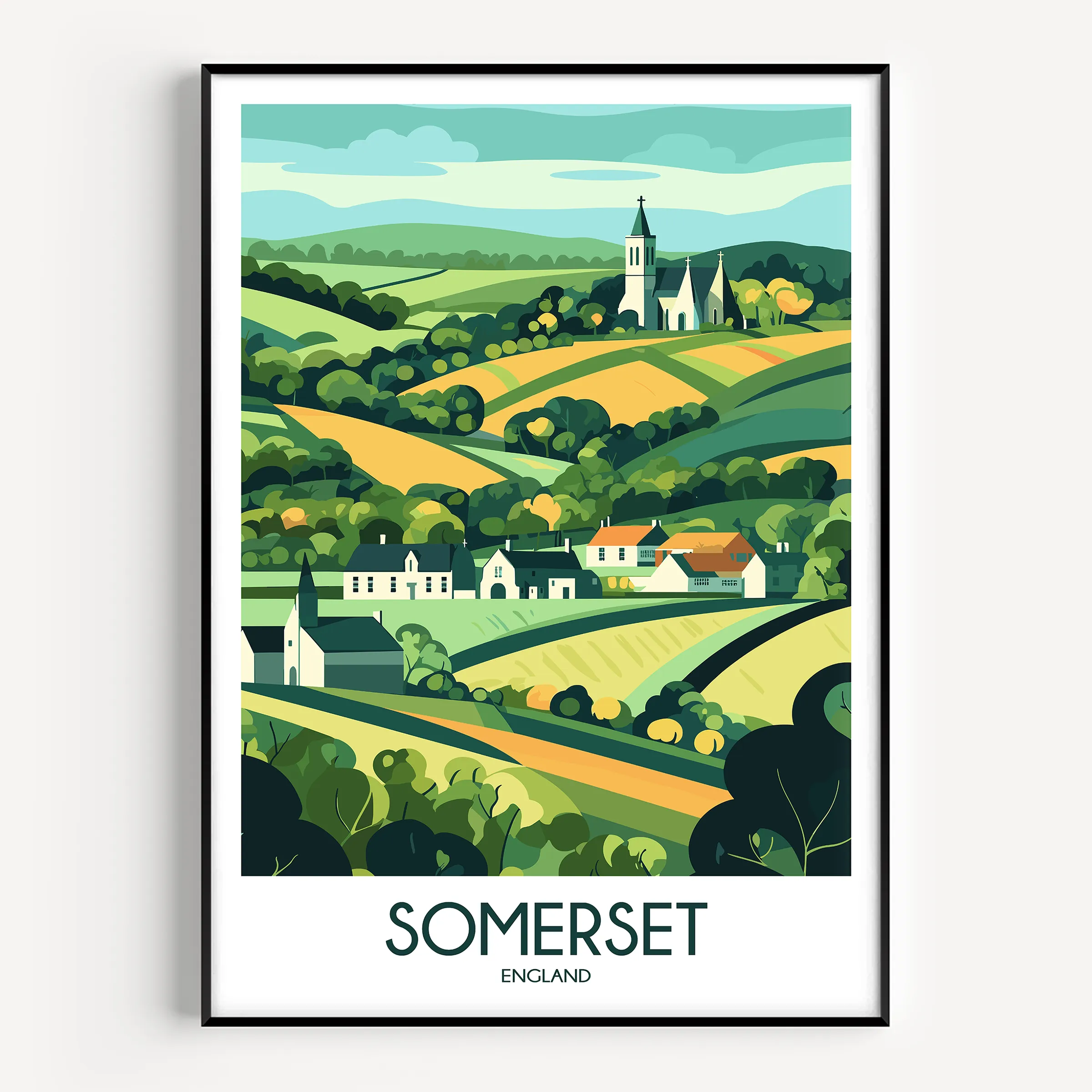 Somerset Scenic Landscape Art