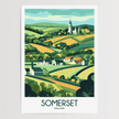 Somerset Vintage Style Print
