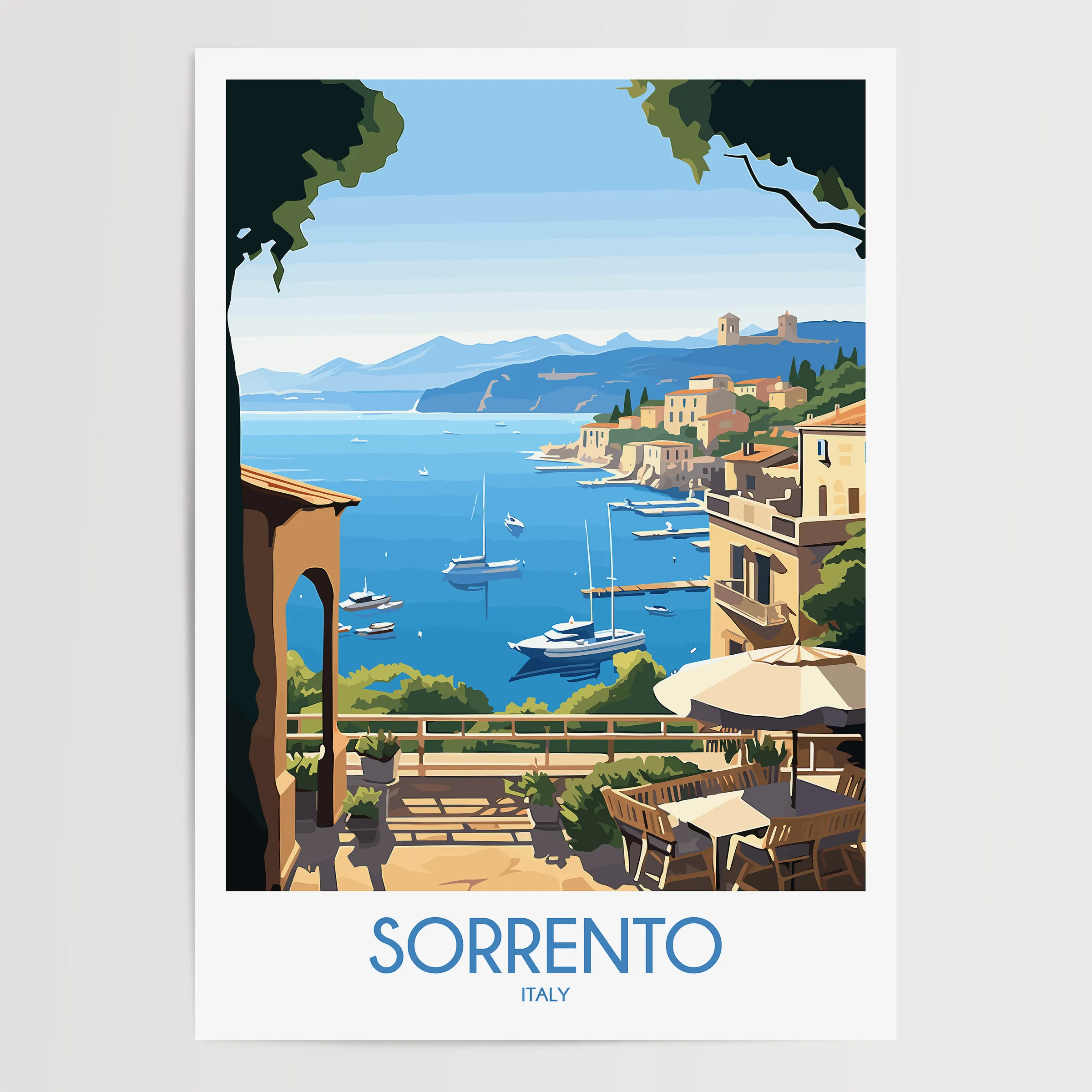 Sorrento Destination Art Gift