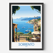 Sorrento Modern Travel Poster