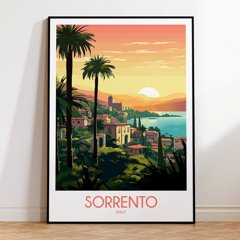 Sorrento Vintage Style Print