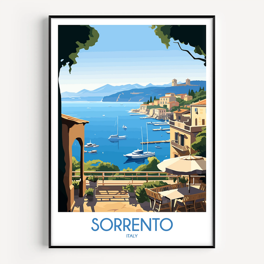 Sorrento Vintage Style Print