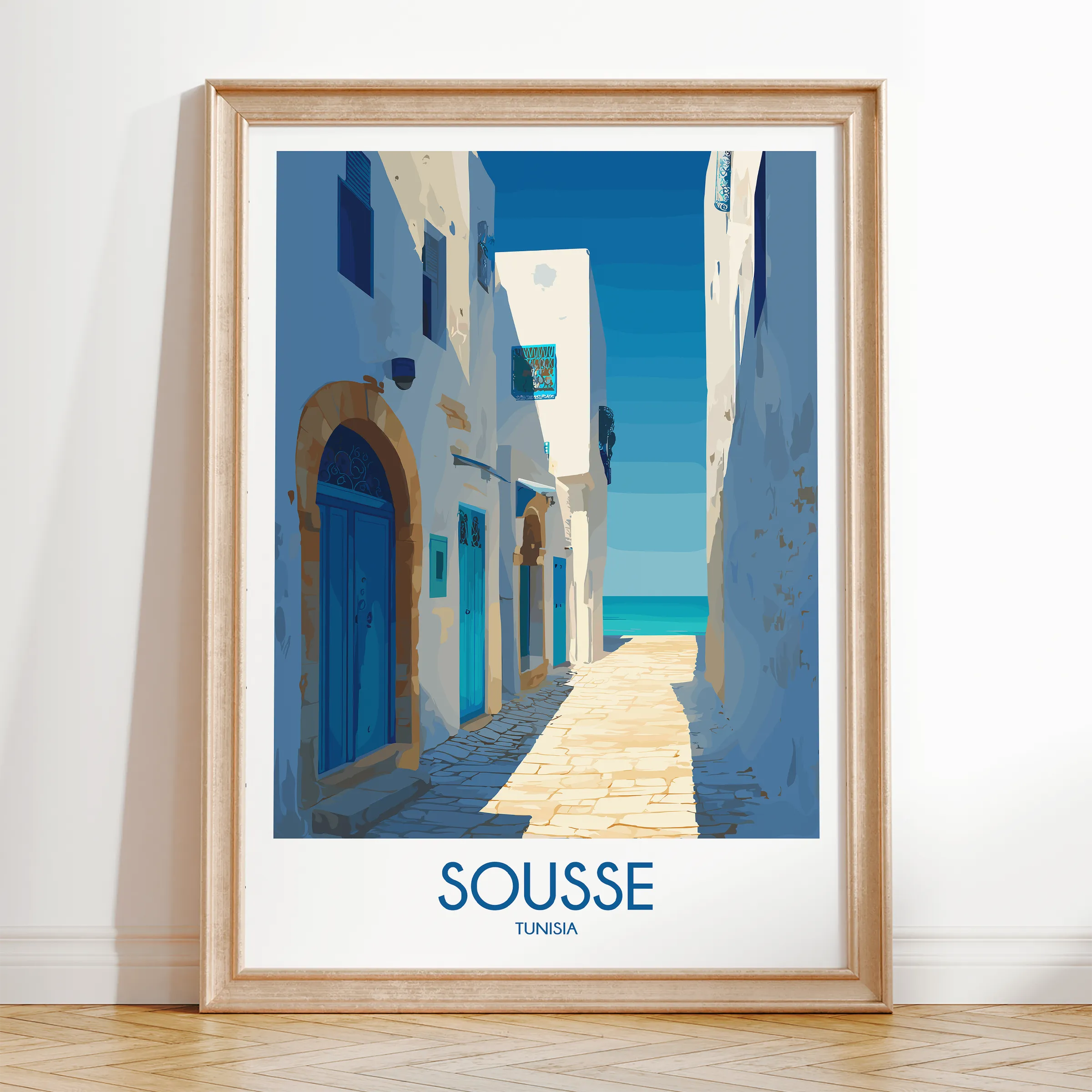 Sousse Modern Travel Poster