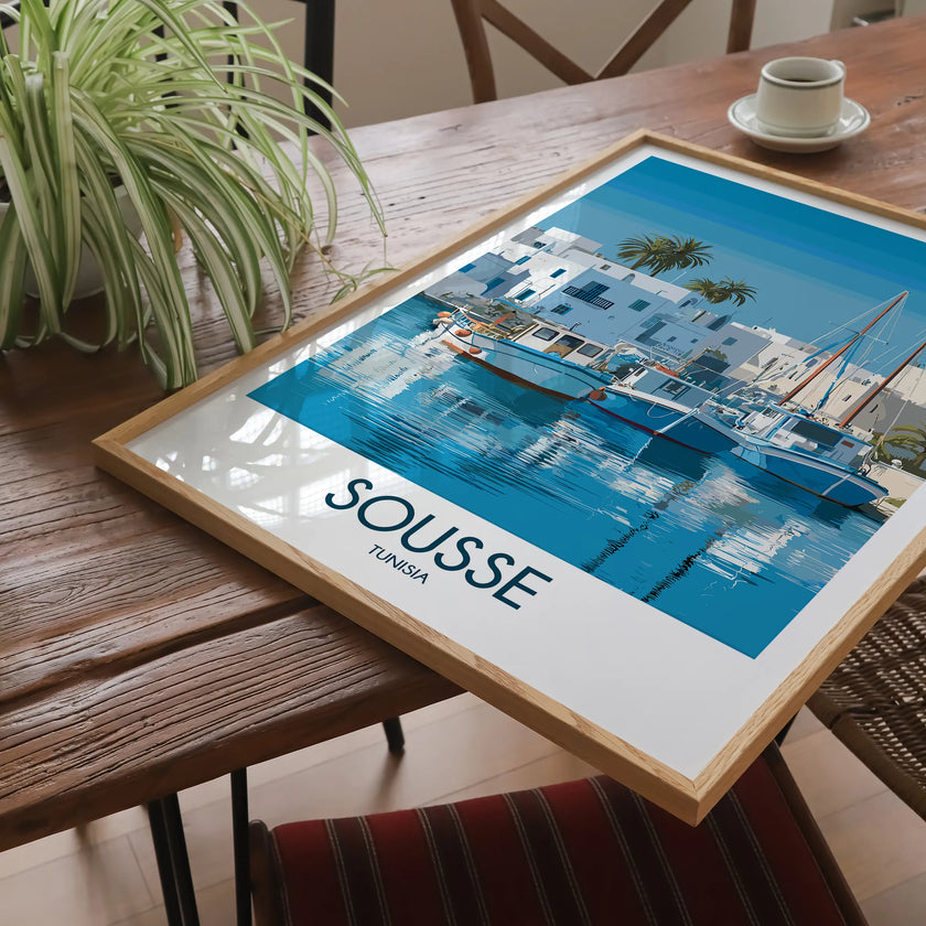 Sousse Modern Travel Poster