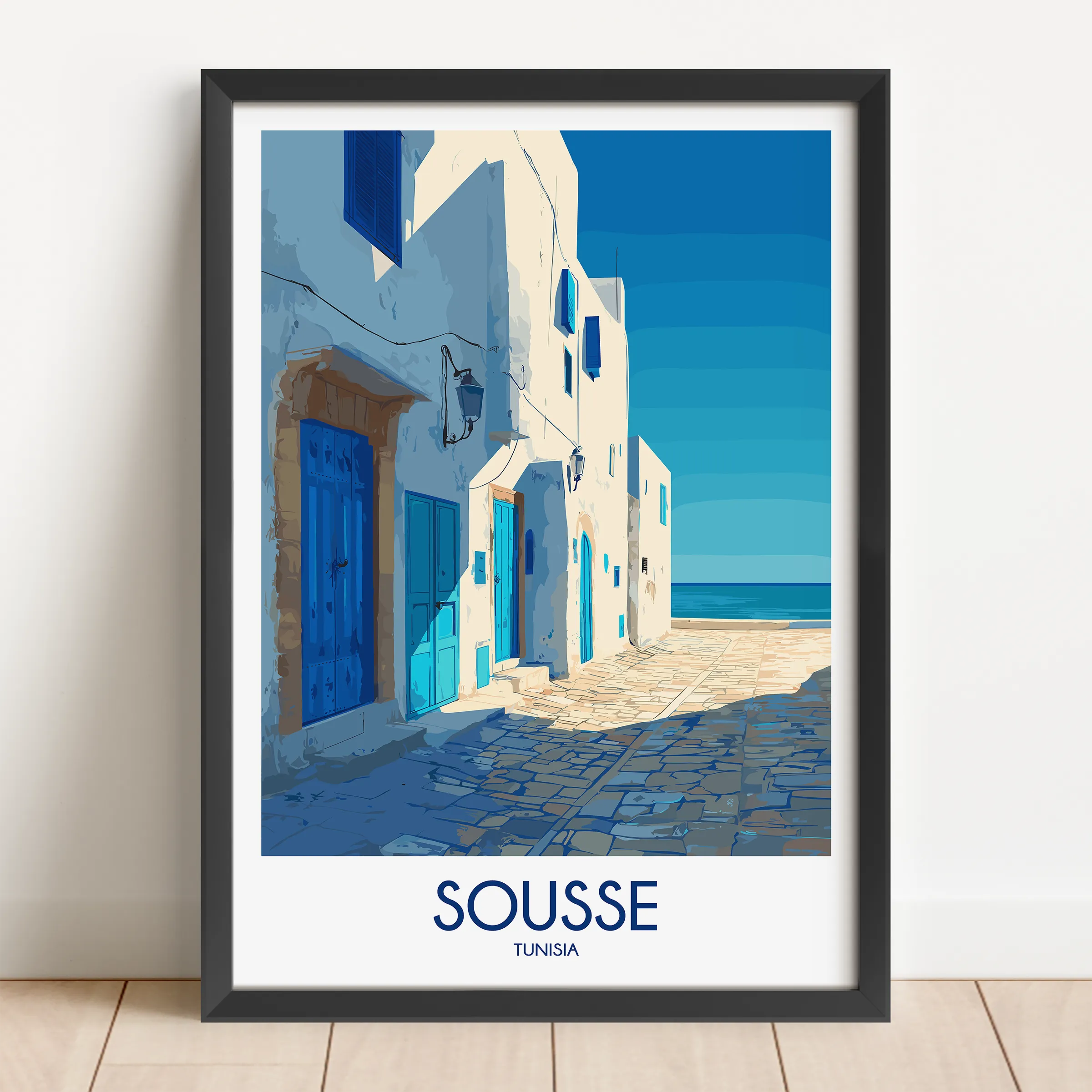Sousse Modern Travel Poster