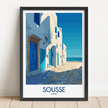 Sousse Modern Travel Poster