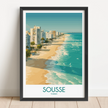 Sousse Modern Travel Poster