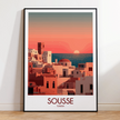 Sousse Modern Travel Poster