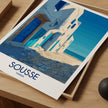 Sousse Retro Travel Illustration