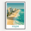 Sousse Retro Travel Illustration