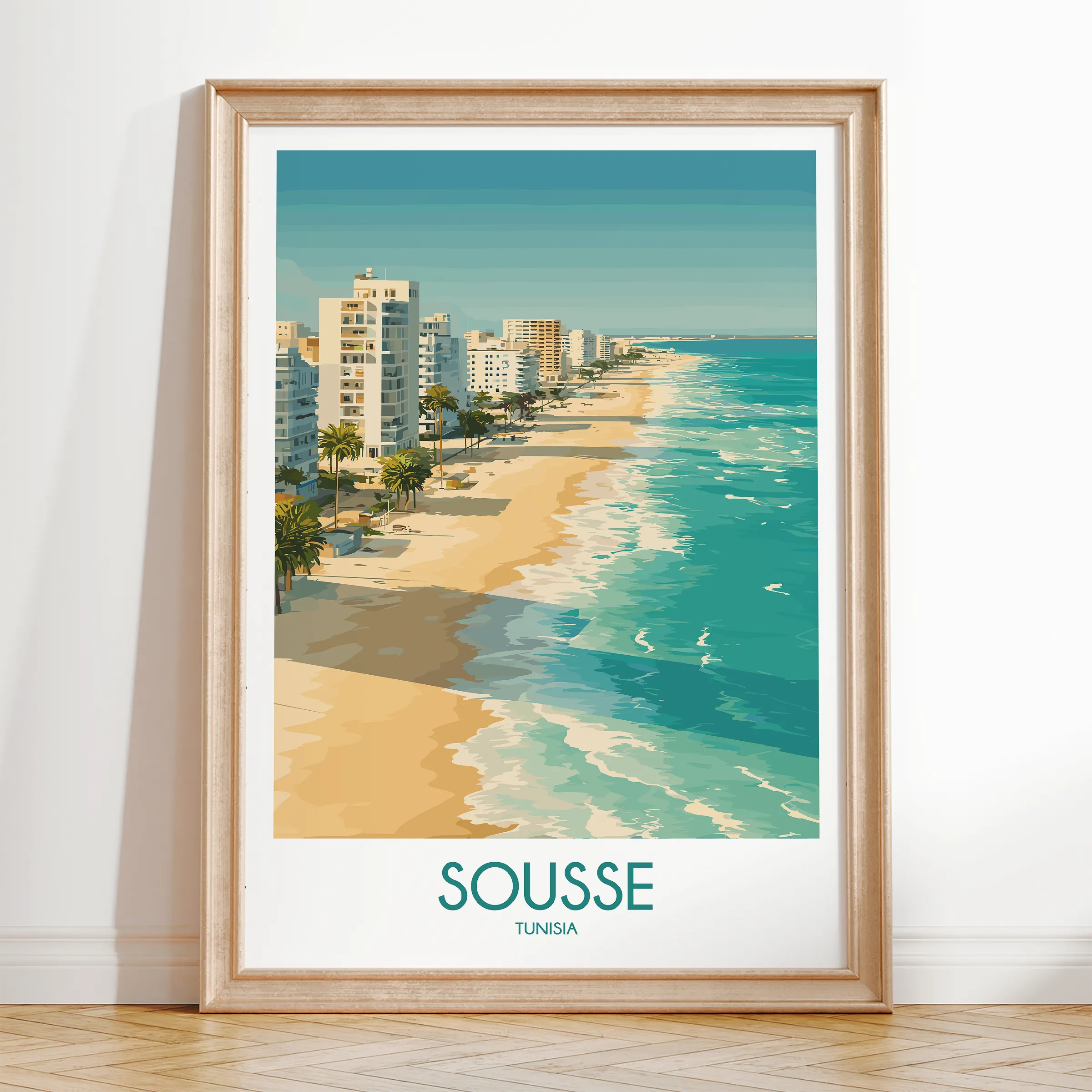 Sousse Vintage Style Print