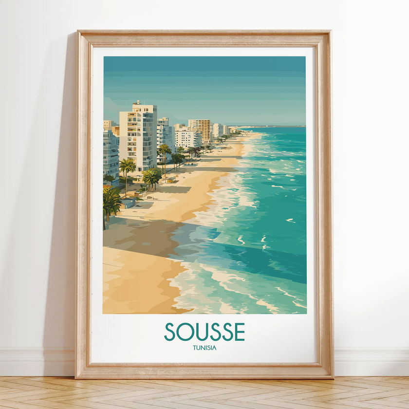 Sousse Vintage Style Print