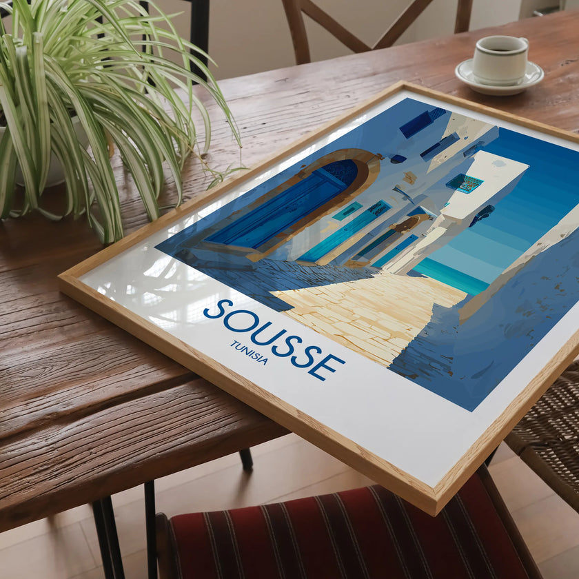 Sousse Vintage Style Print