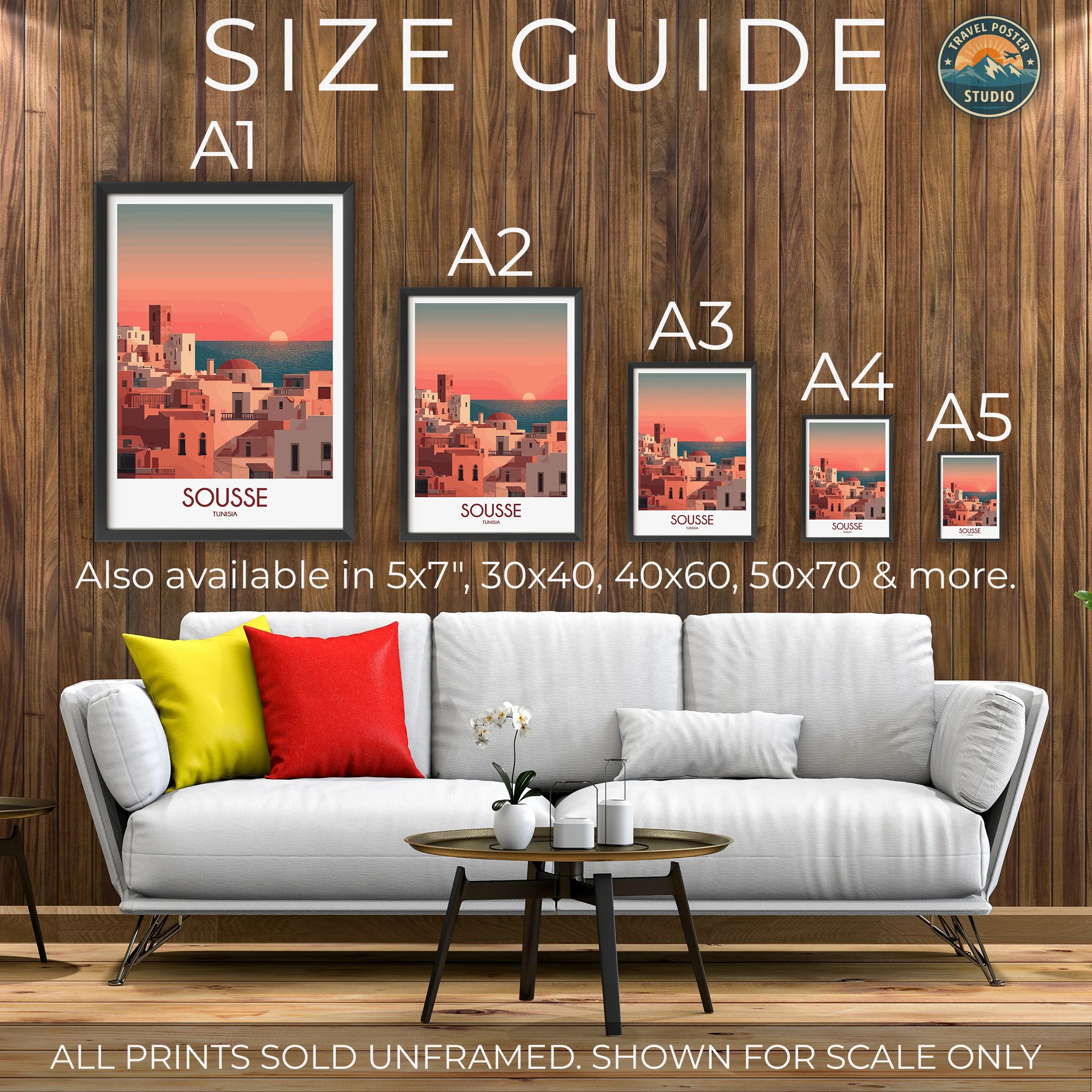 Sousse Vintage Style Print