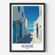 Sousse Vintage Style Print