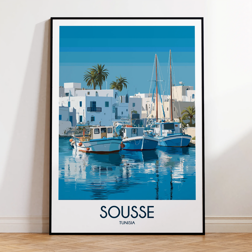 Sousse Vintage Style Print