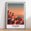 Sousse Vintage Style Print